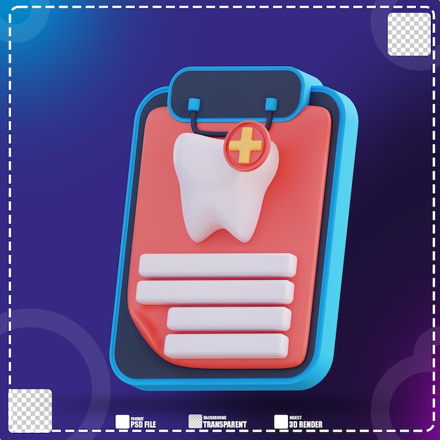 3d illustration dental data portfolio 2