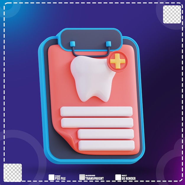 3d illustration dental data portfolio 3