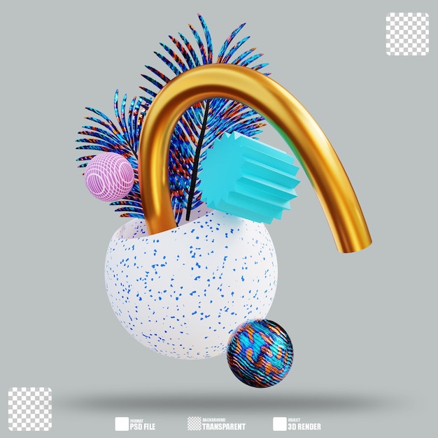 3D Illustration Dreamy Plant 2