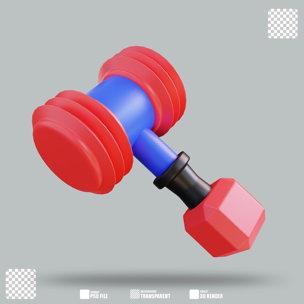 3D Illustration Hammer 2