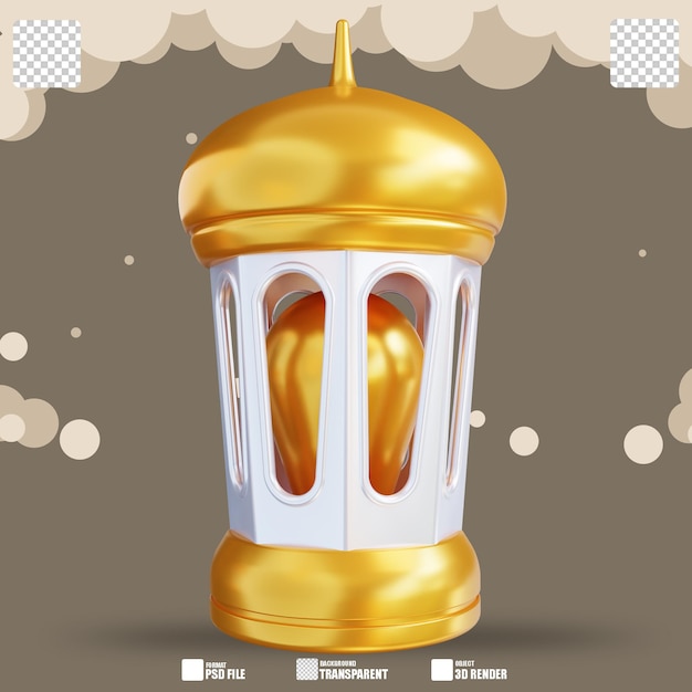 3D Illustration lantern 2