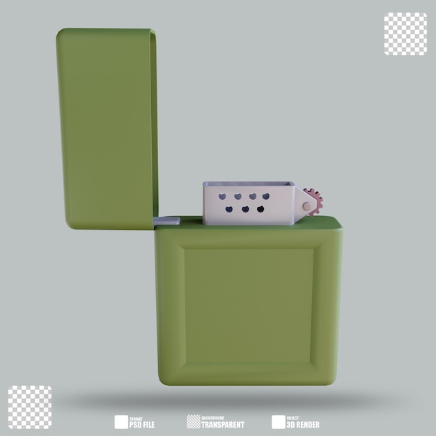 3D Illustration Lighter