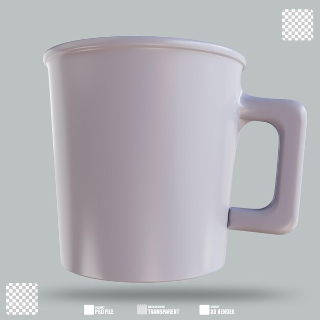 3D Illustration Mug 3