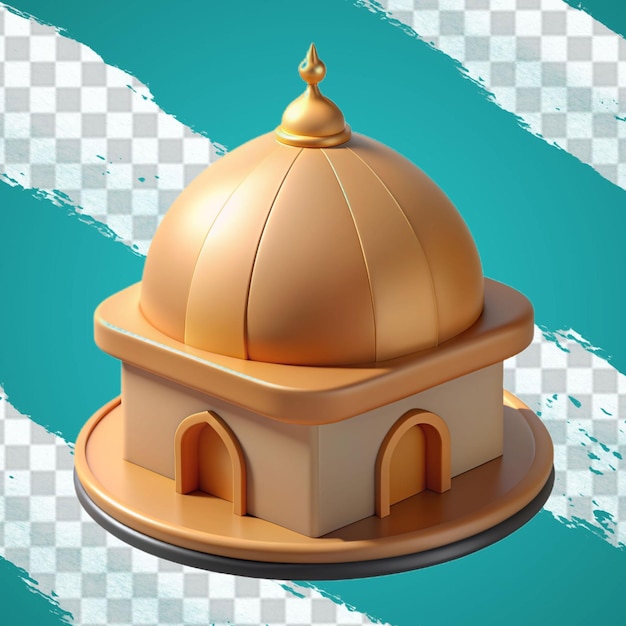 3d illustration muharram day design for islamic new year