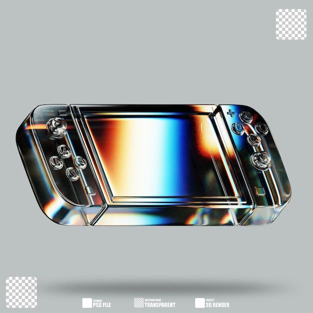 3D Illustration Nintendo Switch Glass Dispersion 2