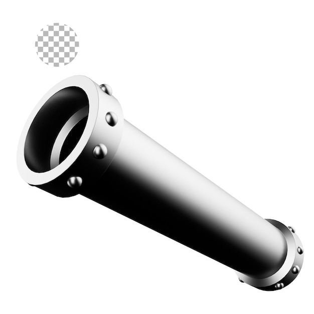 3D Illustration Pipe