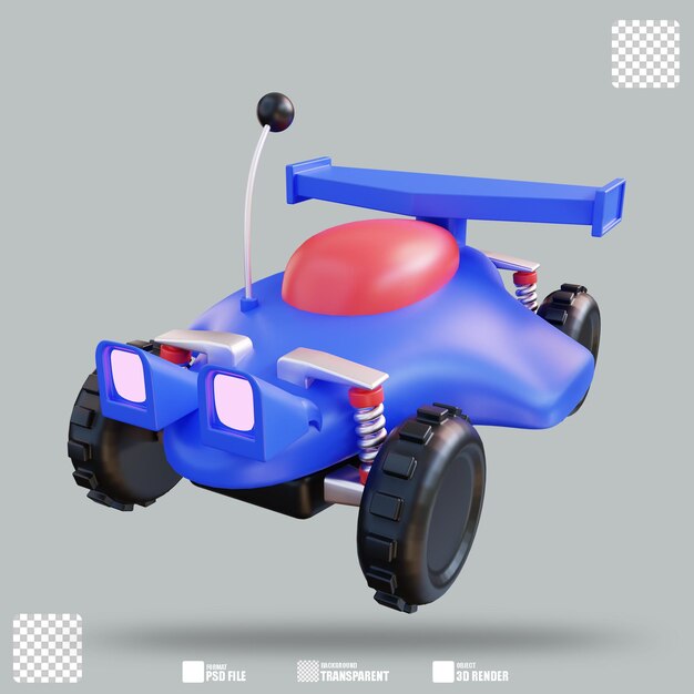 3D Illustration Rc Car 2