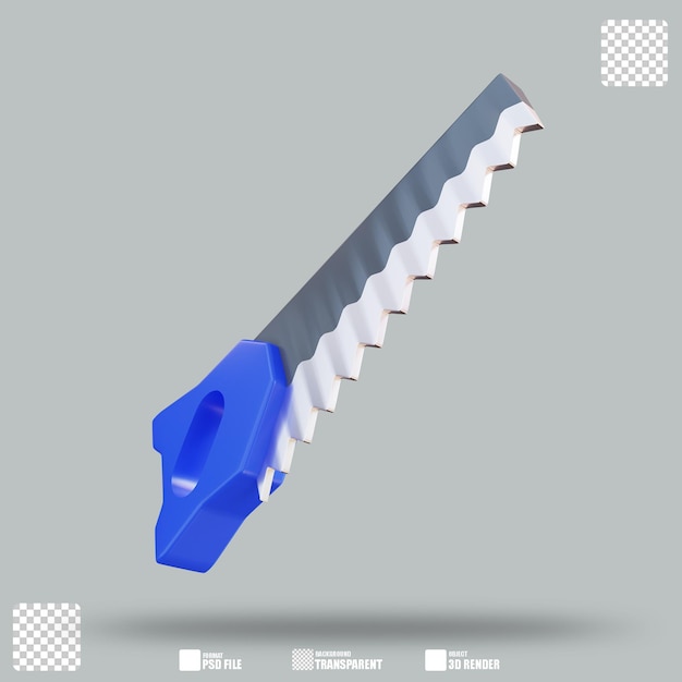 3D Illustration Saw 3