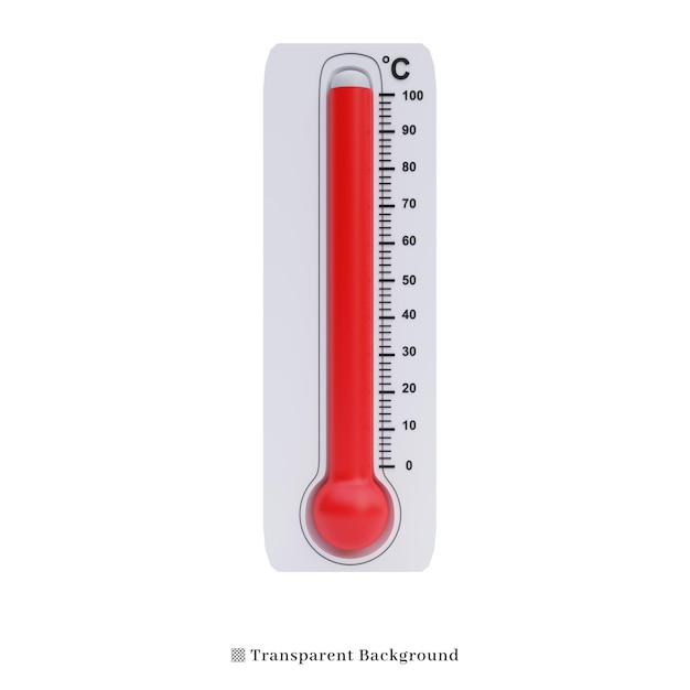 3d illustration Thermometer