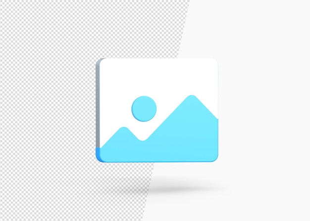 3d image icon design rendering