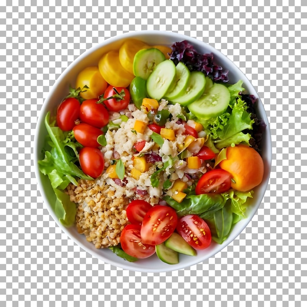 3D image of mixed salad in a bowl