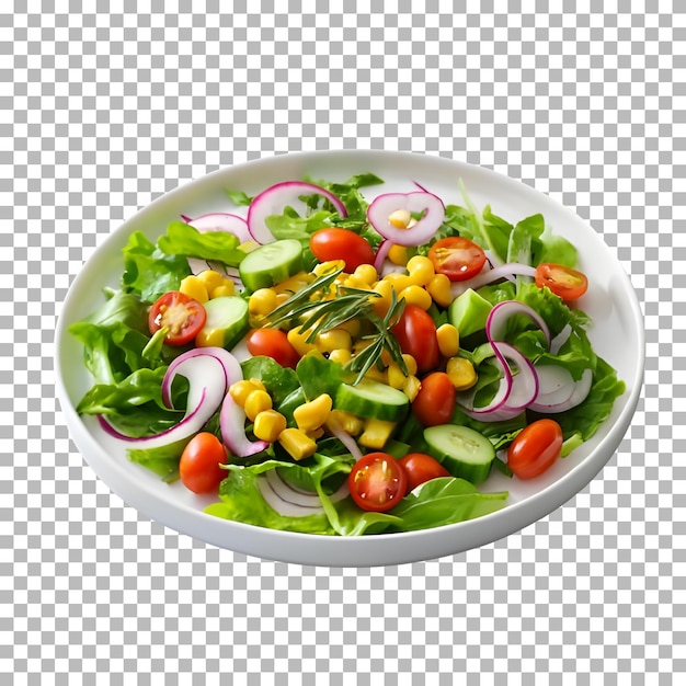 3D image of mixed salad in a bowl