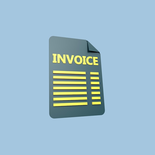 3D invoice