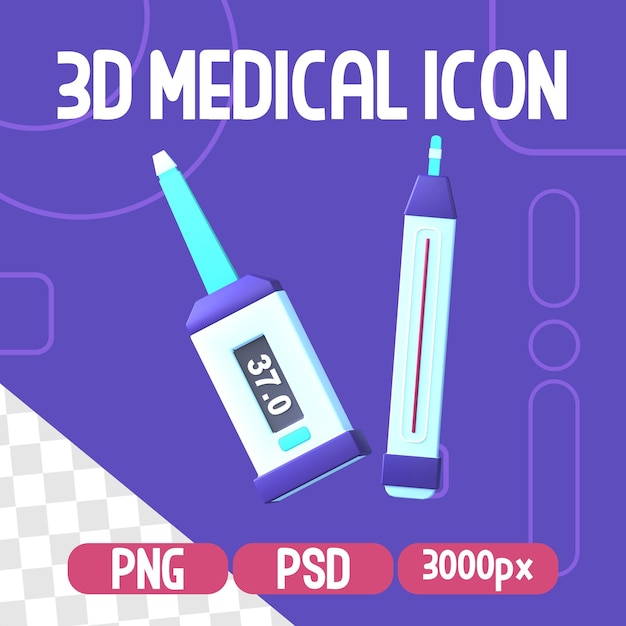 3D ISOLATED MEDICAL ICON RENDER ILLUSTRATION