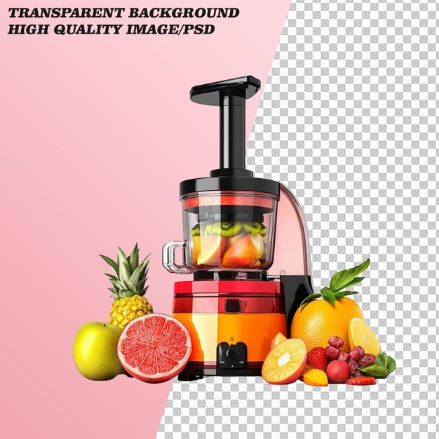 3D Juicer on Transparent Background