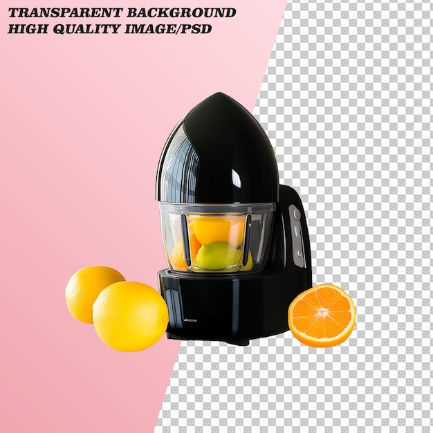 PSD 3d juicer on transparent background