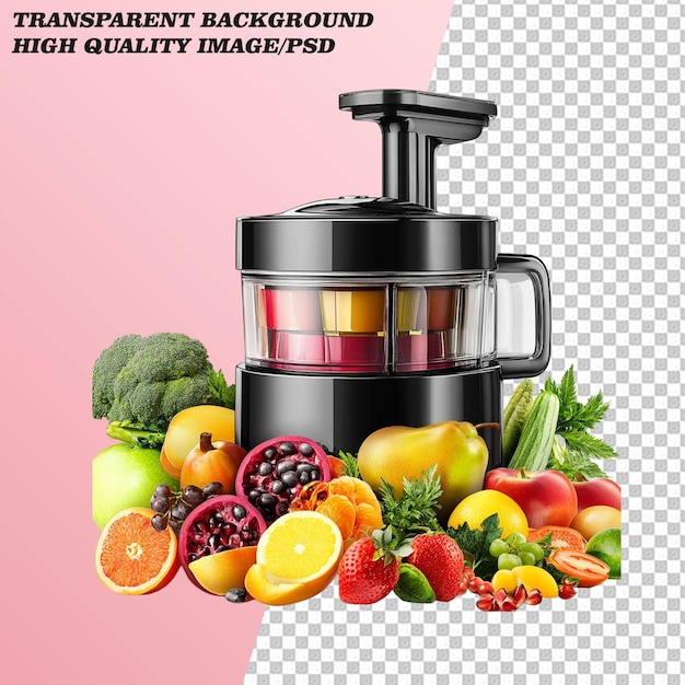 3D Juicer on Transparent Background