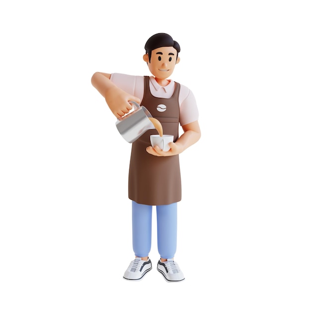 PSD 3d kids chef cartoons