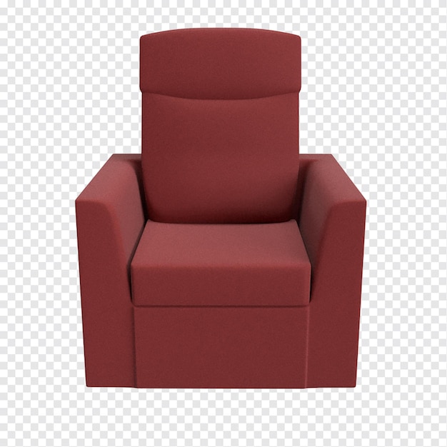 3d lawson chair front view elegant luxury sofa