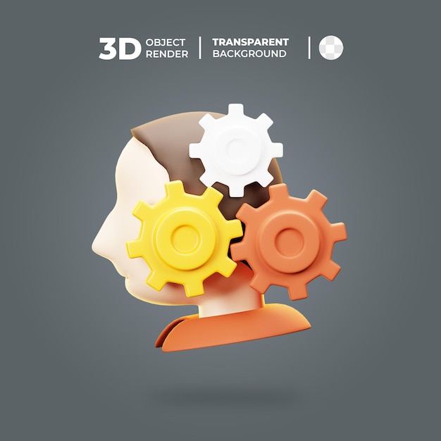 3D Leadership Process Icon