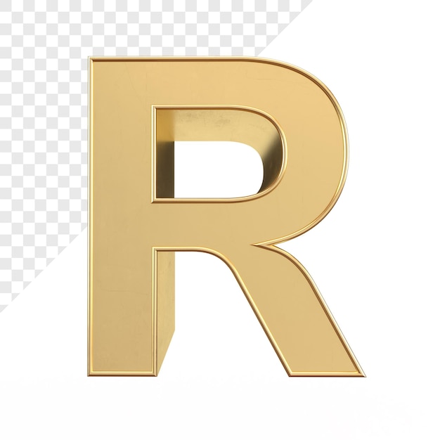 3d letter R