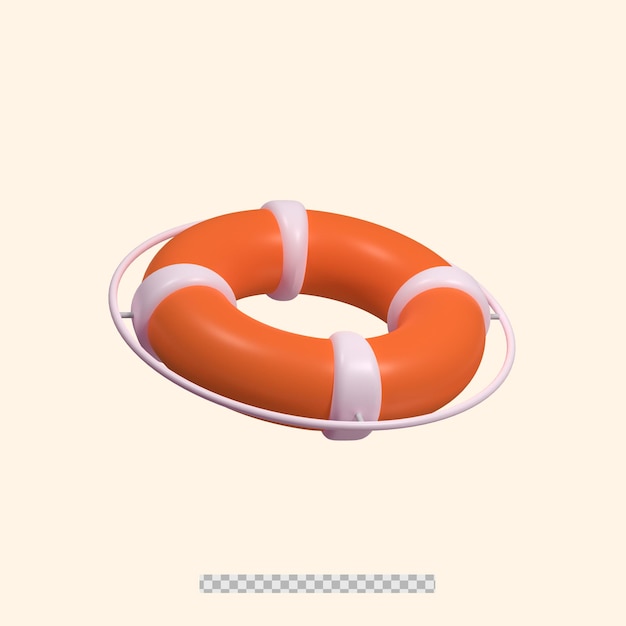 3d lifebuoy rendered