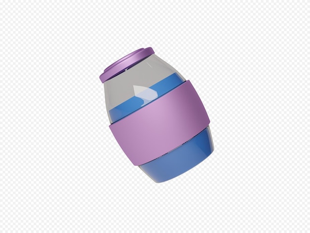 3d liquid jar icon