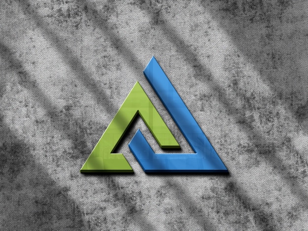 3d logo mockup