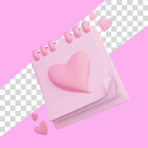 3D Love Calender Valentine day