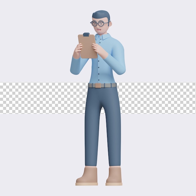 3d male cartoon character