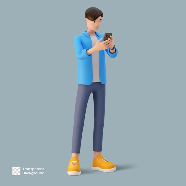 3d male cartoon character