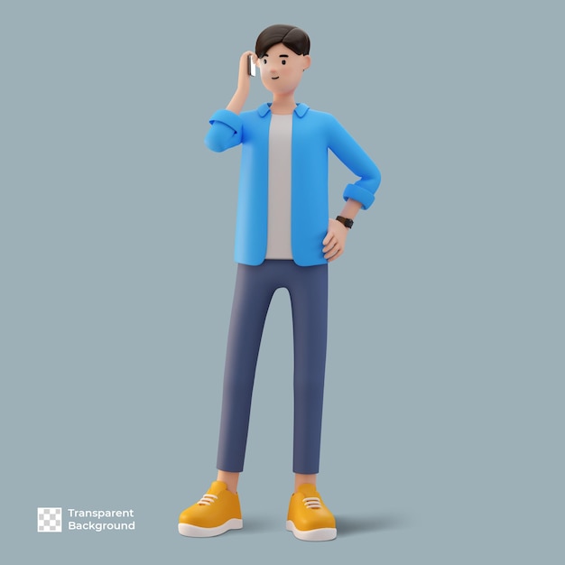 3d male cartoon character