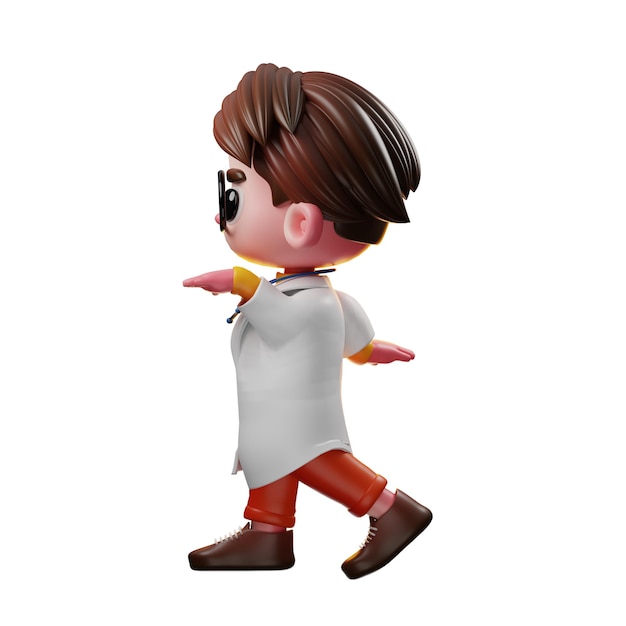 3d Male Doctor Character Funny