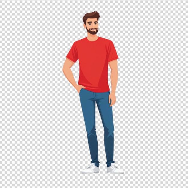 PSD 3d man showing something beside png background