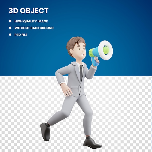 3D Man With Horn