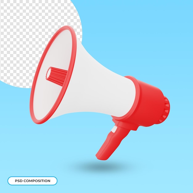 3d Megaphone scene creator