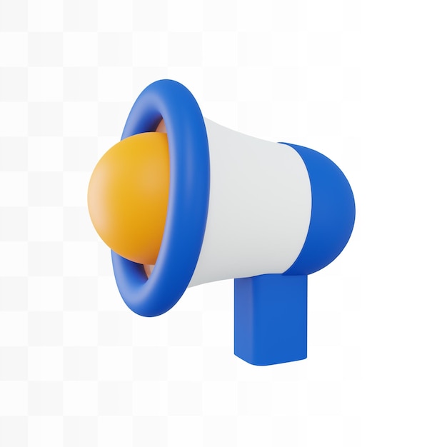 3d megaphone