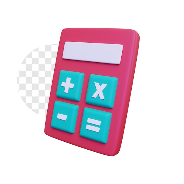 3d minimalist calculator