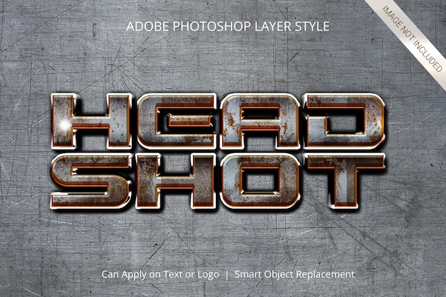 3D Mockup Text Effect Style