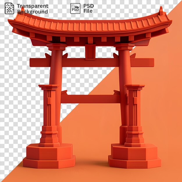 PSD 3d model of the fushimi inari shrine