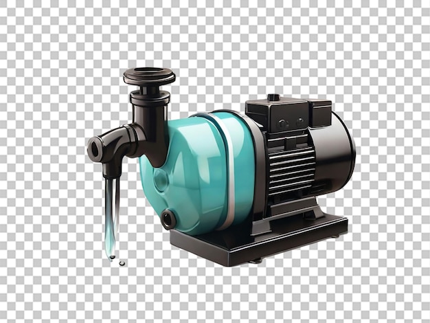 3d Modern flat icon of puel pump on white background