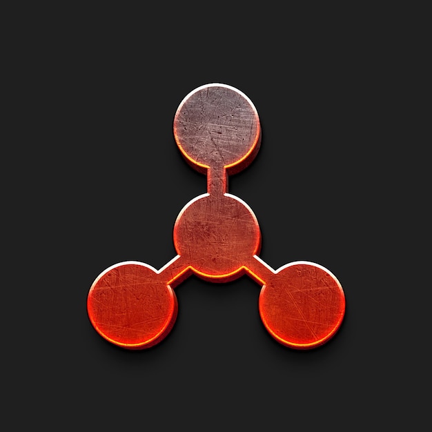 PSD 3d molecule icon