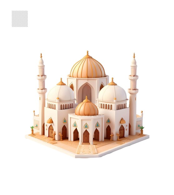 3D mosque Transparent png