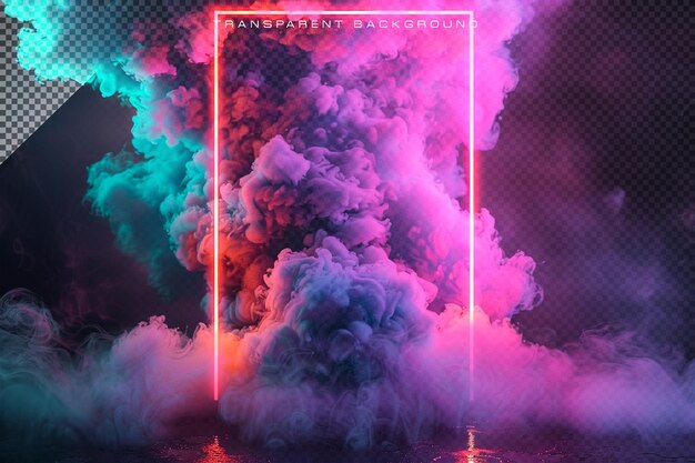 PSD 3d neon neon smoke overlay wallpaper