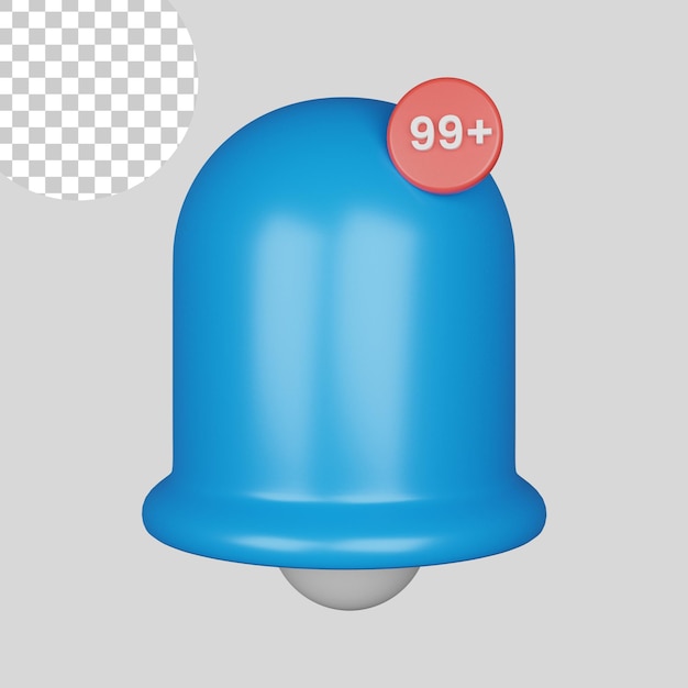 3d notification icon