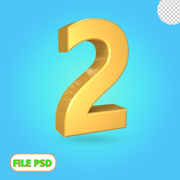 3d number 2