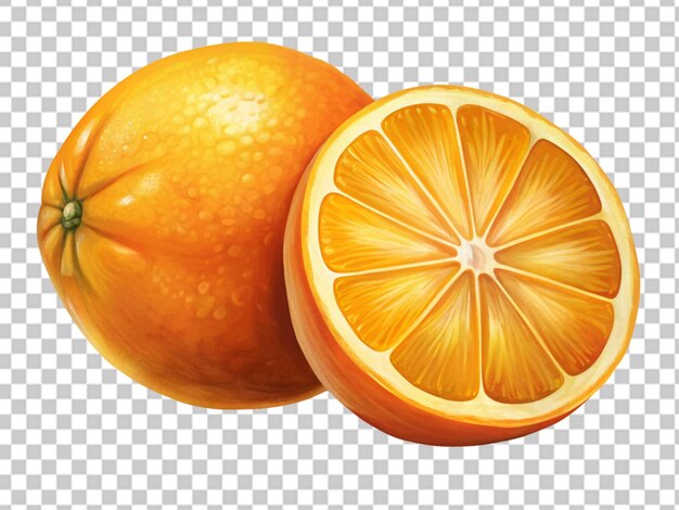 3d Orange fruit