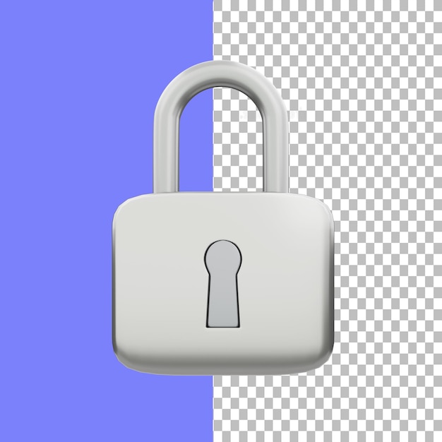 3d Padlock Free psd