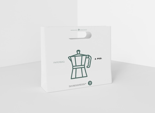 3d Paper Bag Mockup