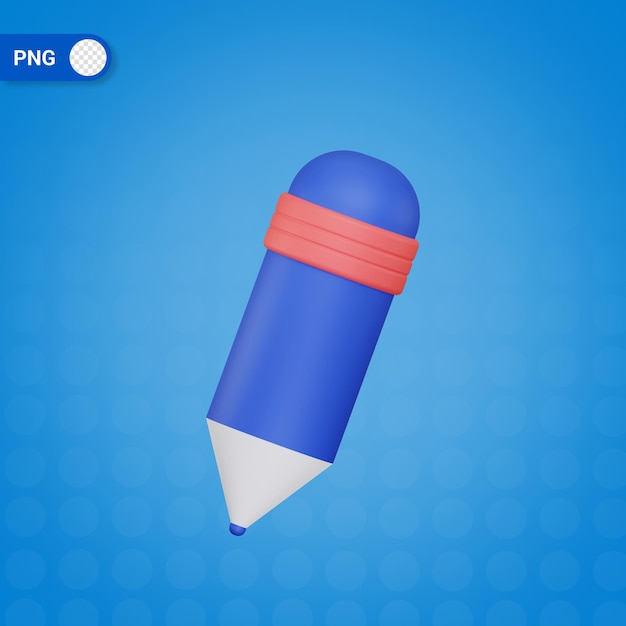 3d pencil icon